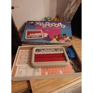 1987 TV Scrabble Game by Selchow & Righter Used